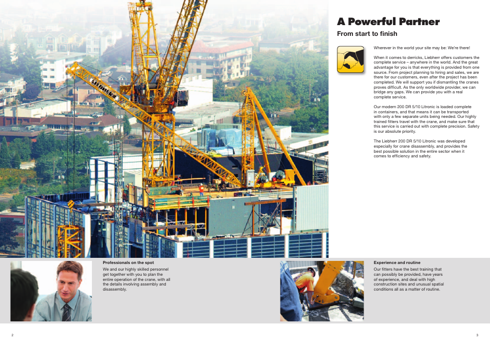 A powerful partner | Liebherr 200 DR 5-10 Litronic User Manual | Page 2 / 4
