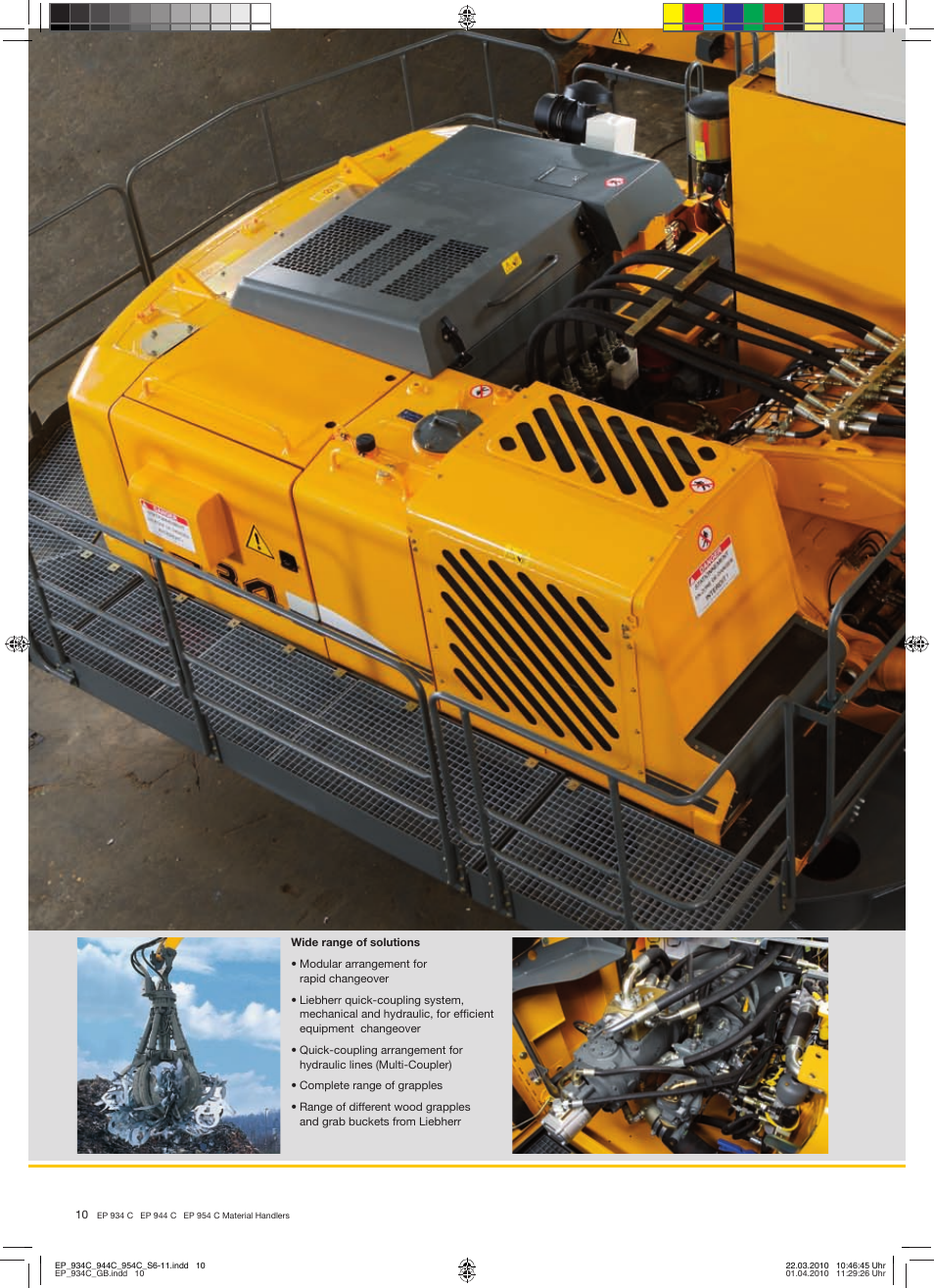 Liebherr EP 944 C Stationary Material Handler User Manual | Page 10 / 32