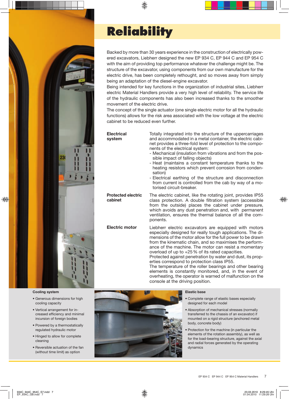 Reliability | Liebherr EP 944 C Stationary Material Handler User Manual | Page 7 / 32