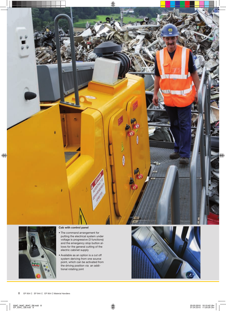 Liebherr EP 944 C Stationary Material Handler User Manual | Page 8 / 32