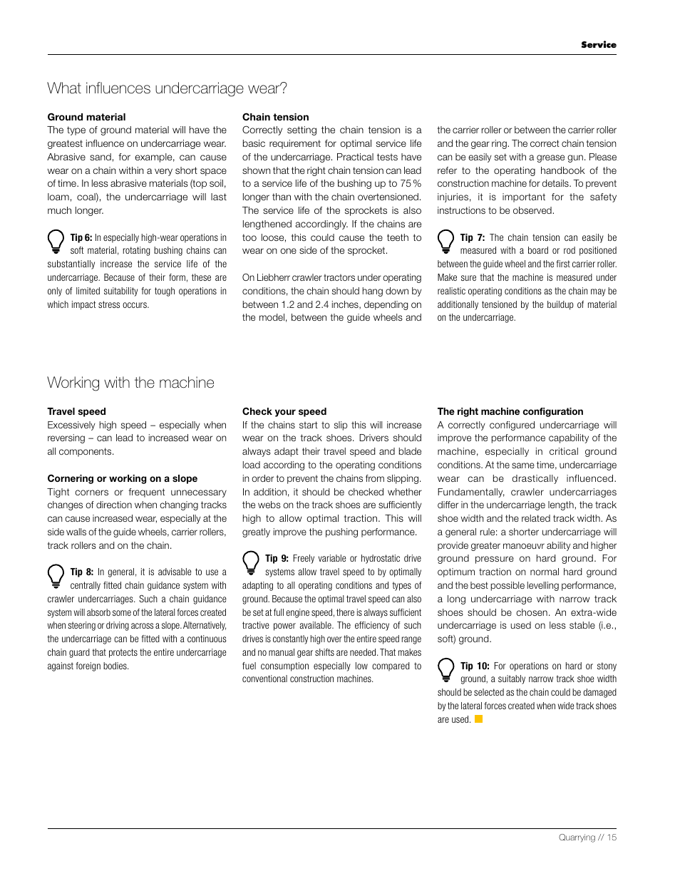 Liebherr L 556 User Manual | Page 15 / 48