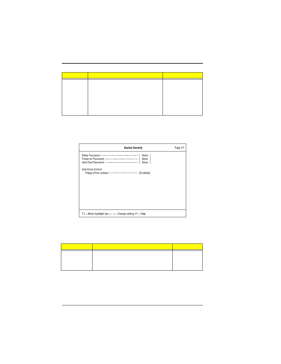 System security | Acer 330 User Manual | Page 50 / 124