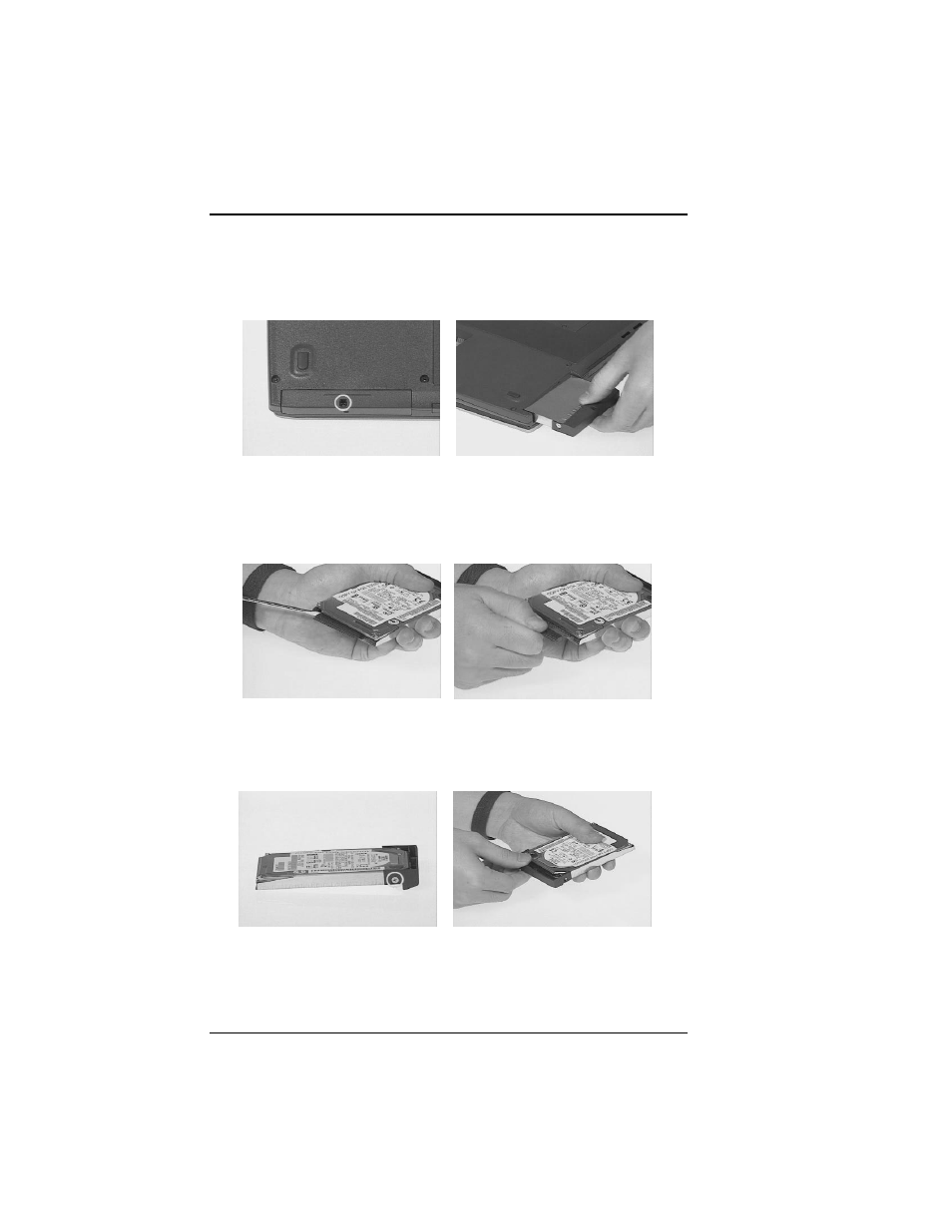 Removing the hard disk drive, Disassembling the hard disk drive | Acer 330 User Manual | Page 68 / 124