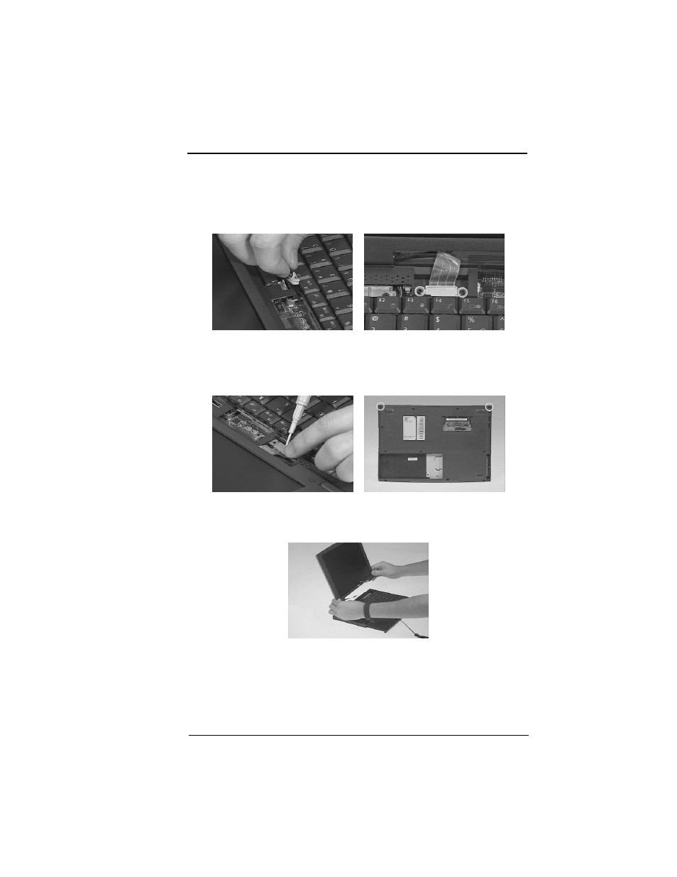 Removing the lcd module | Acer 330 User Manual | Page 71 / 124