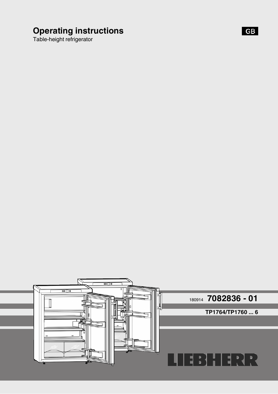 Liebherr TP 1760 Premium User Manual | 14 pages