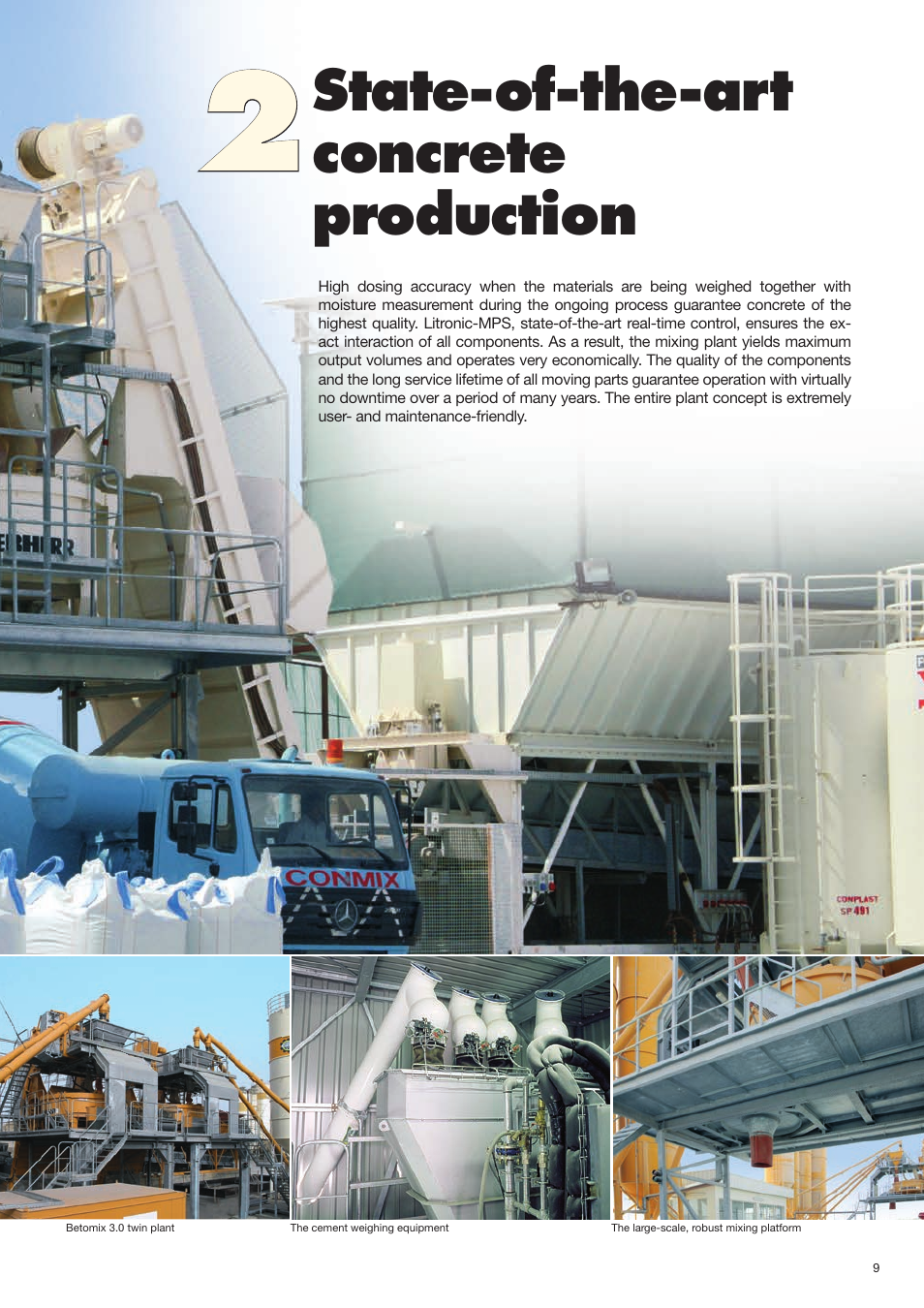 State-of-the-art concrete production | Liebherr Betomix User Manual | Page 9 / 16