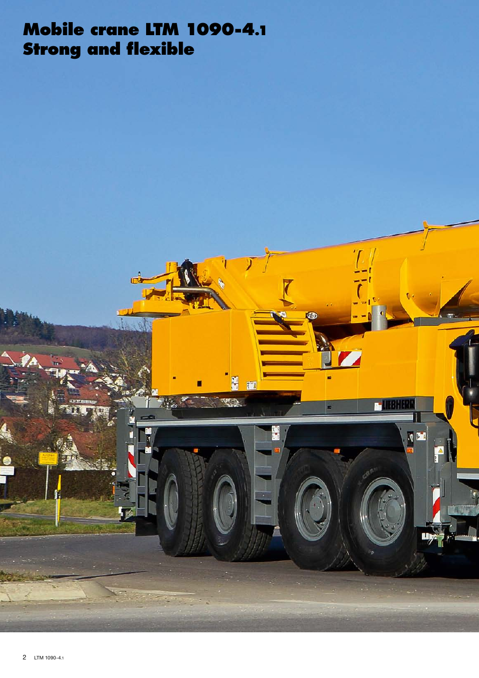 Strong and flexible | Liebherr LTM 1090-4.1 User Manual | Page 2 / 18