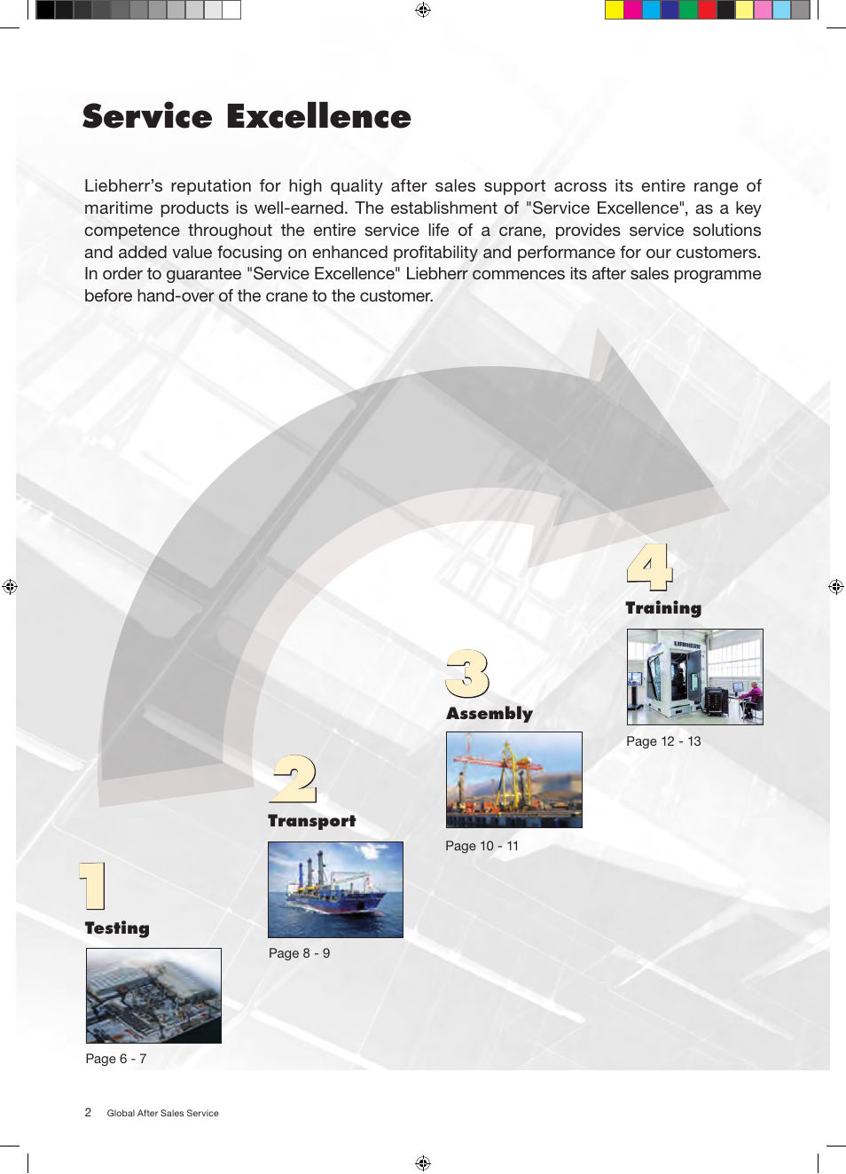 Service excellence | Liebherr LHM 600 User Manual | Page 2 / 24