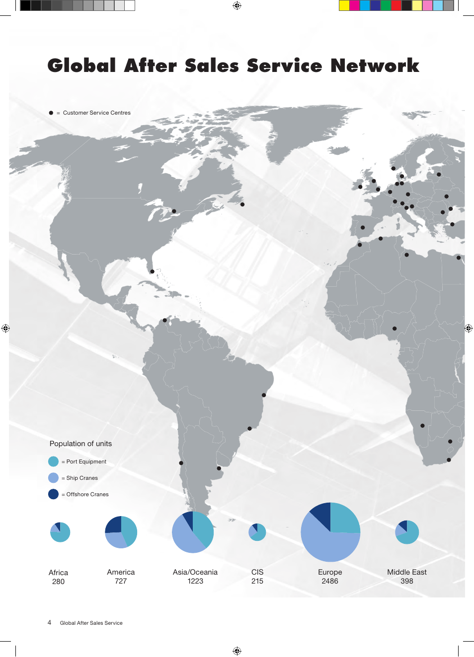 Global after sales service network | Liebherr LHM 600 User Manual | Page 4 / 24
