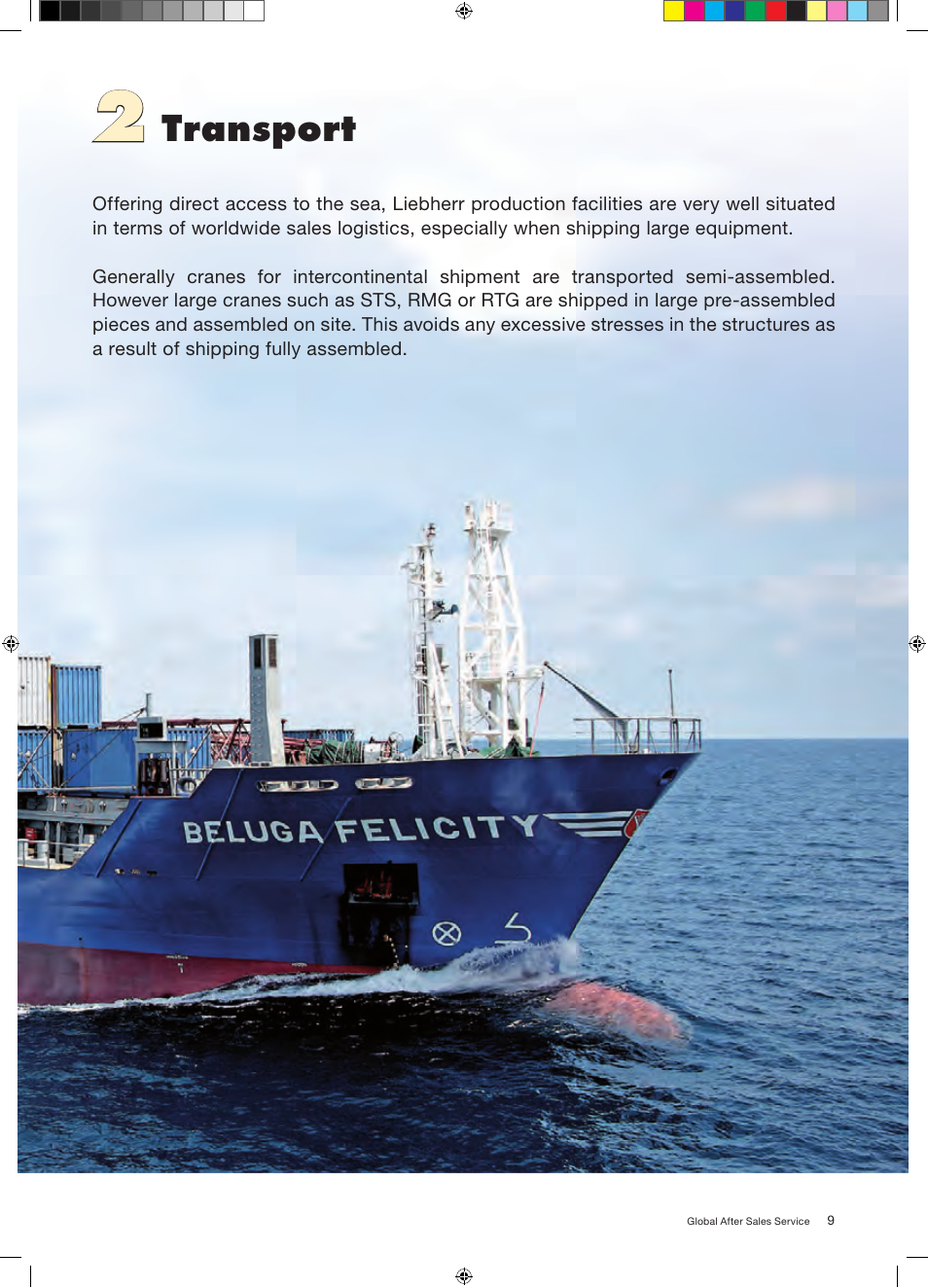 Transport | Liebherr LHM 600 User Manual | Page 9 / 24