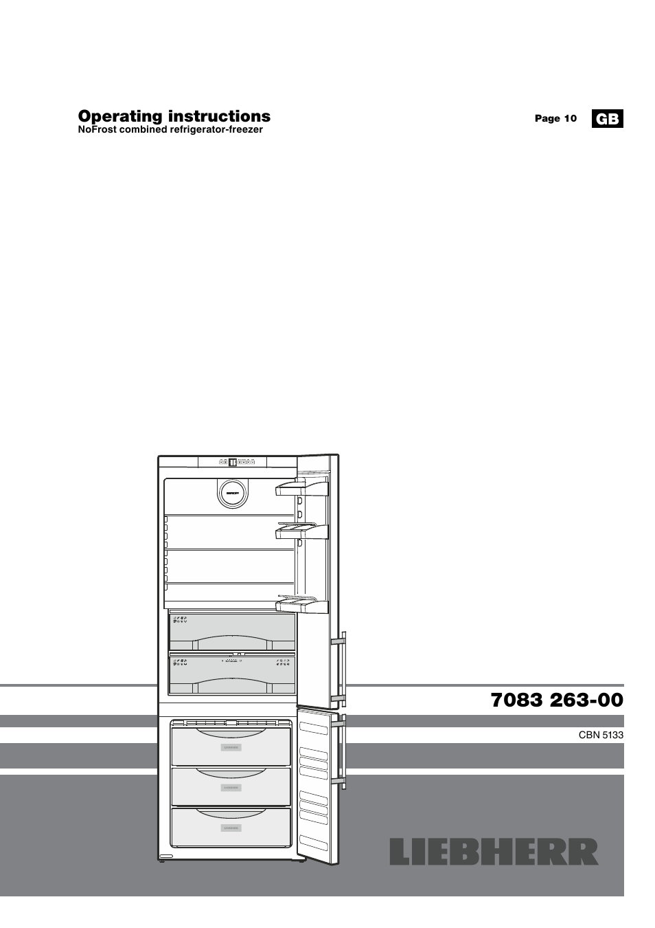 Liebherr CBNesf 5133 Comfort BioFresh NoFrost User Manual | 9 pages