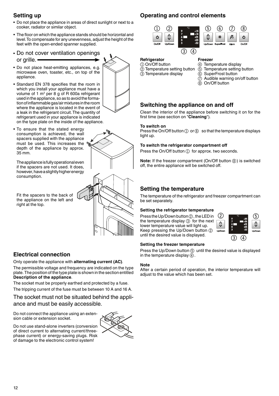 Liebherr CBNesf 5133 Comfort BioFresh NoFrost User Manual | Page 4 / 9