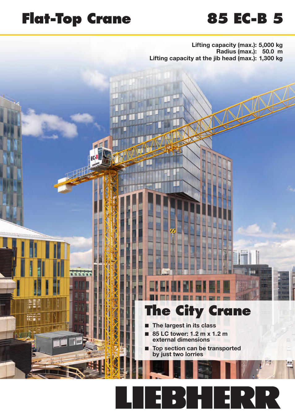 Liebherr 85 EC-B 5 User Manual | 4 pages