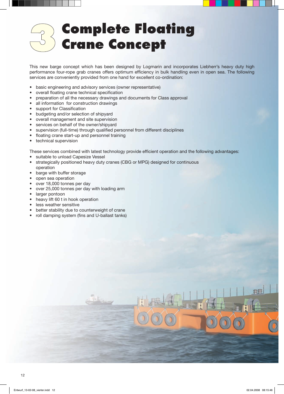 Complete floating crane concept | Liebherr Type MPG User Manual | Page 12 / 16