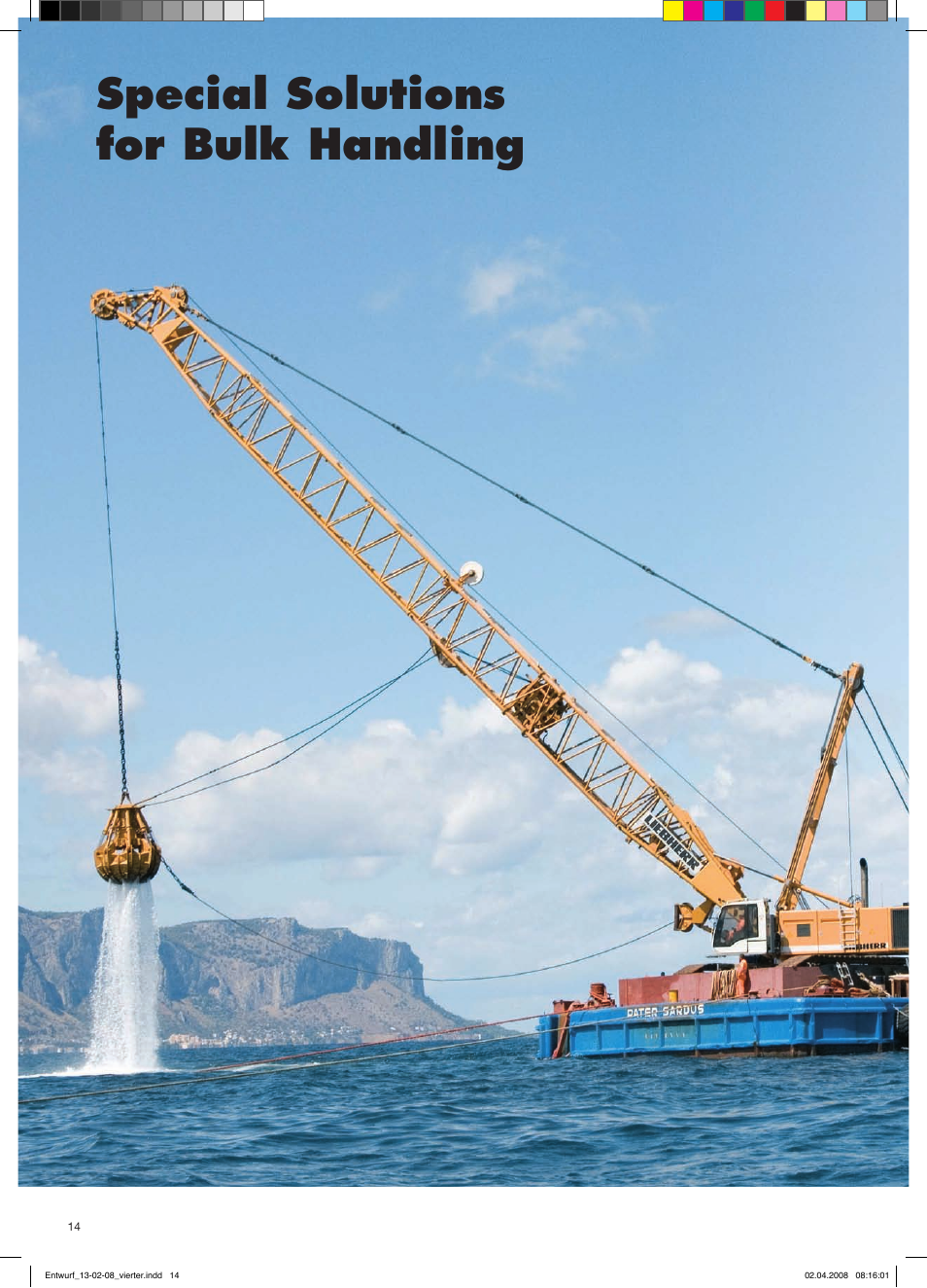 Special solutions for bulk handling | Liebherr Type MPG User Manual | Page 14 / 16