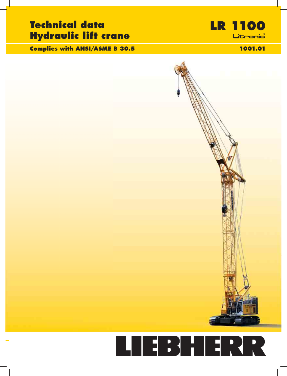 Liebherr LR 1100 User Manual | 32 pages