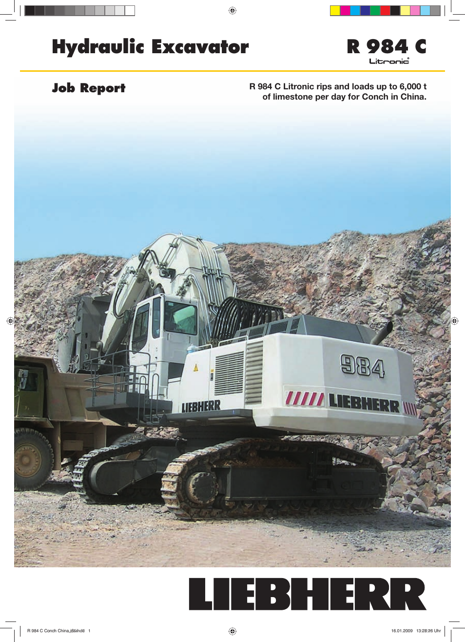 Liebherr R 984 C User Manual | 4 pages