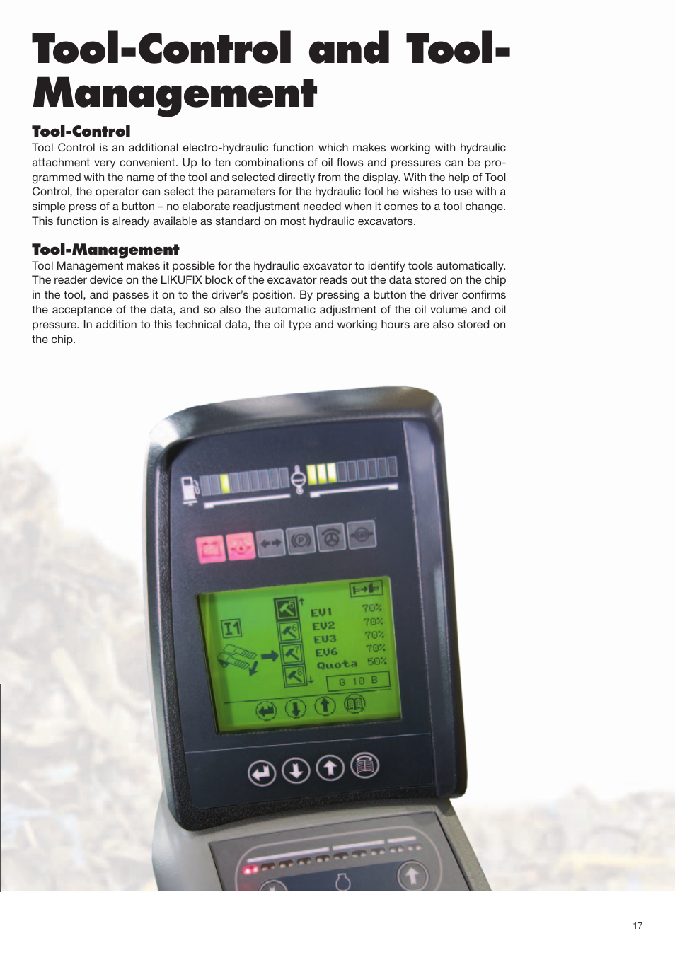 Liebherr LH 120 M High Rise Litronic User Manual | Page 17 / 26