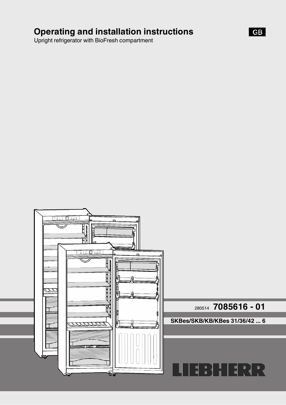 Liebherr KBes 4260 Premium BioFresh User Manual | 16 pages