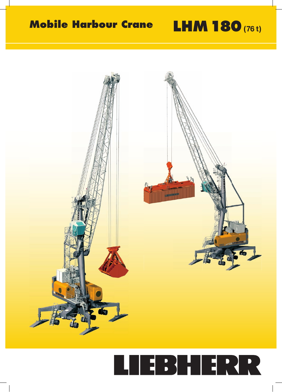 Liebherr LHM 180 User Manual | 8 pages