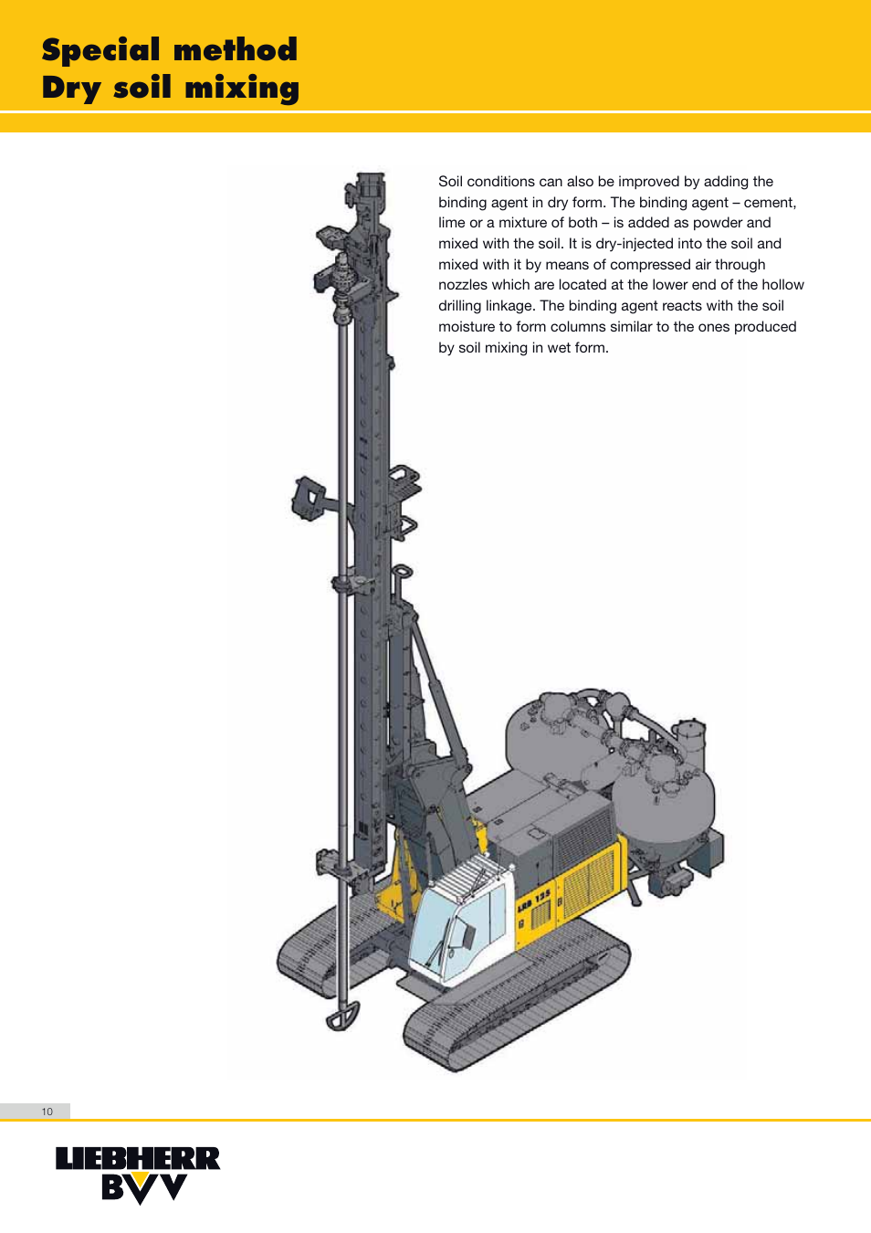 Special method dry soil mixing | Liebherr LRB 155 User Manual | Page 10 / 12