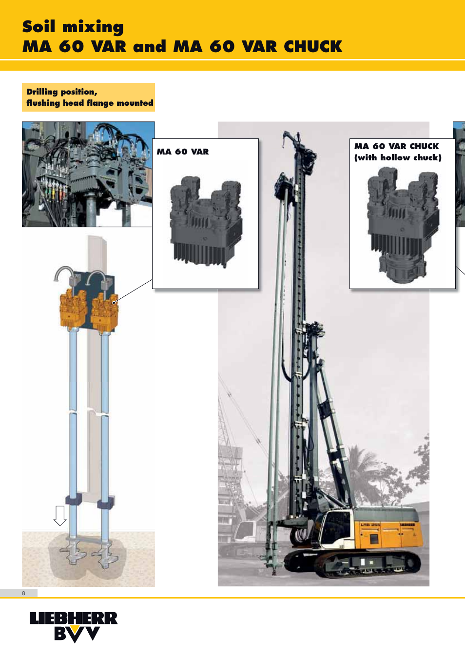 Soil mixing ma 60 var and ma 60 var chuck | Liebherr LRB 155 User Manual | Page 8 / 12