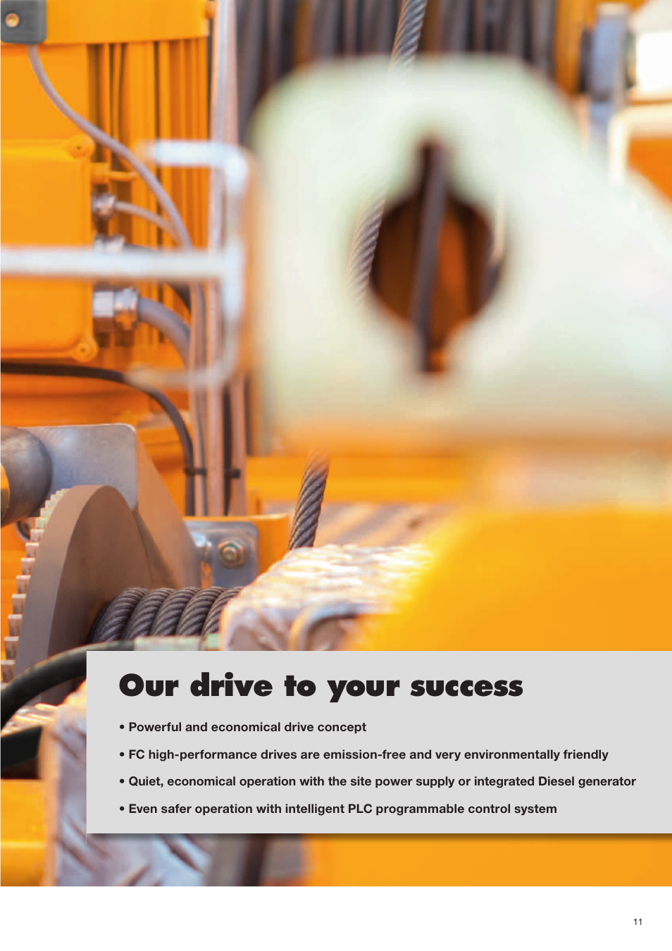 Our drive to your success | Liebherr MK 88 User Manual | Page 11 / 36