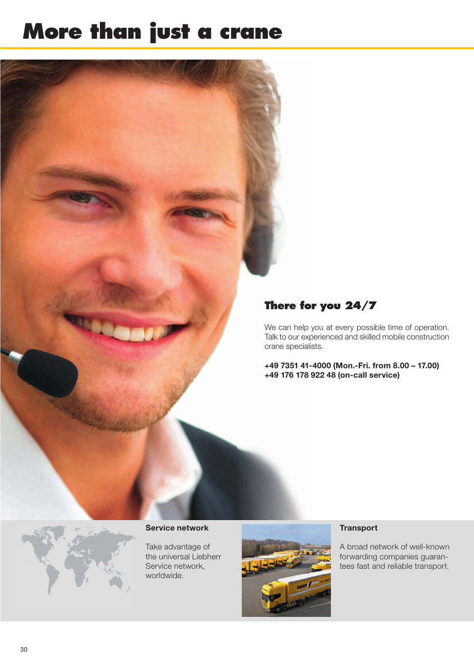 More than just a crane | Liebherr MK 88 User Manual | Page 30 / 36