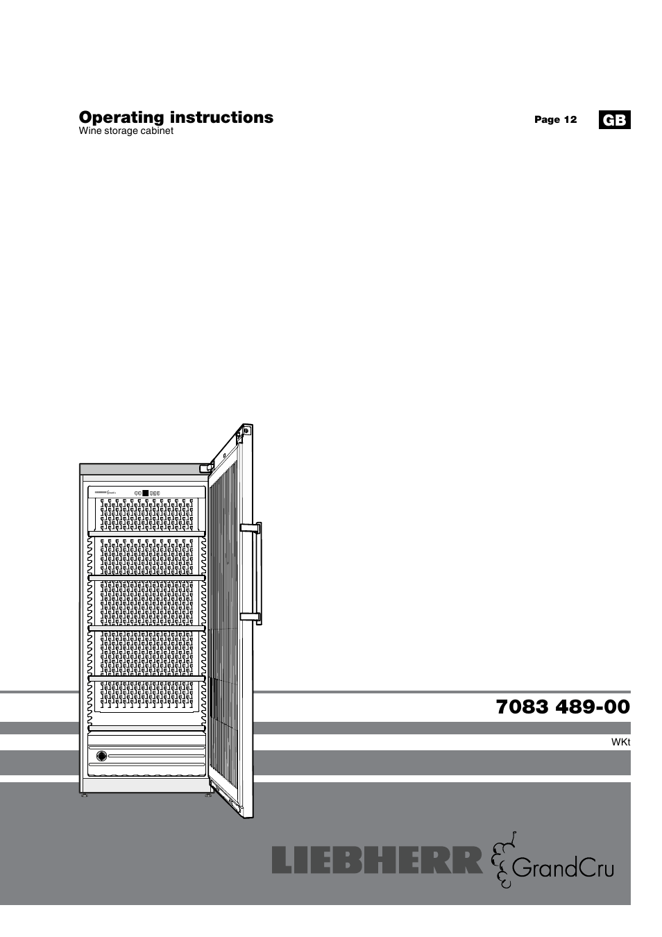 Liebherr WKt 5551 GrandCru User Manual | 11 pages