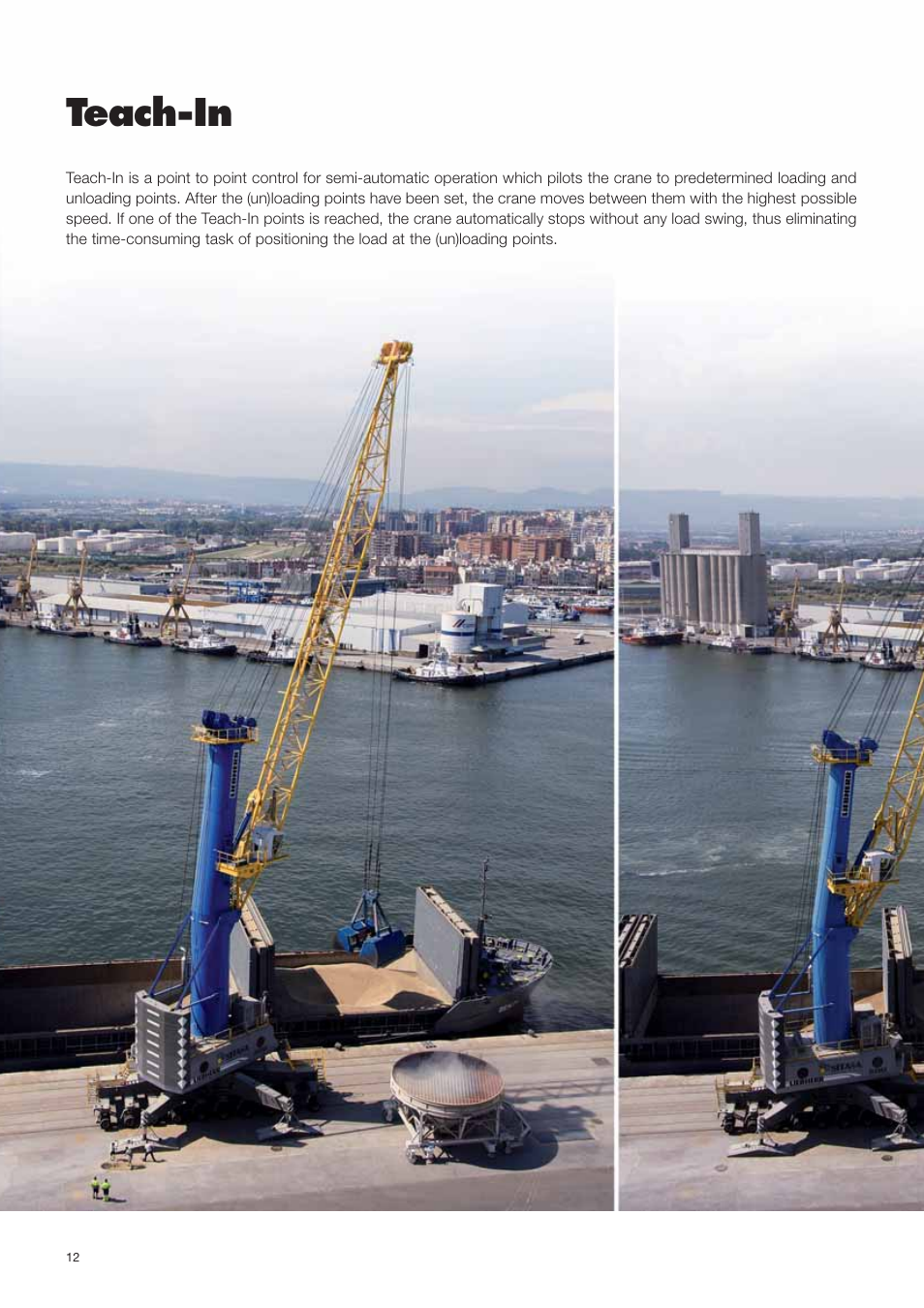 Teach-in | Liebherr LHM 420 User Manual | Page 12 / 20