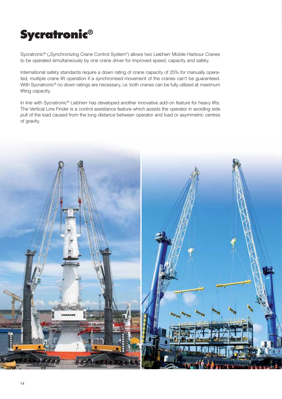 Sycratronic | Liebherr LHM 420 User Manual | Page 14 / 20