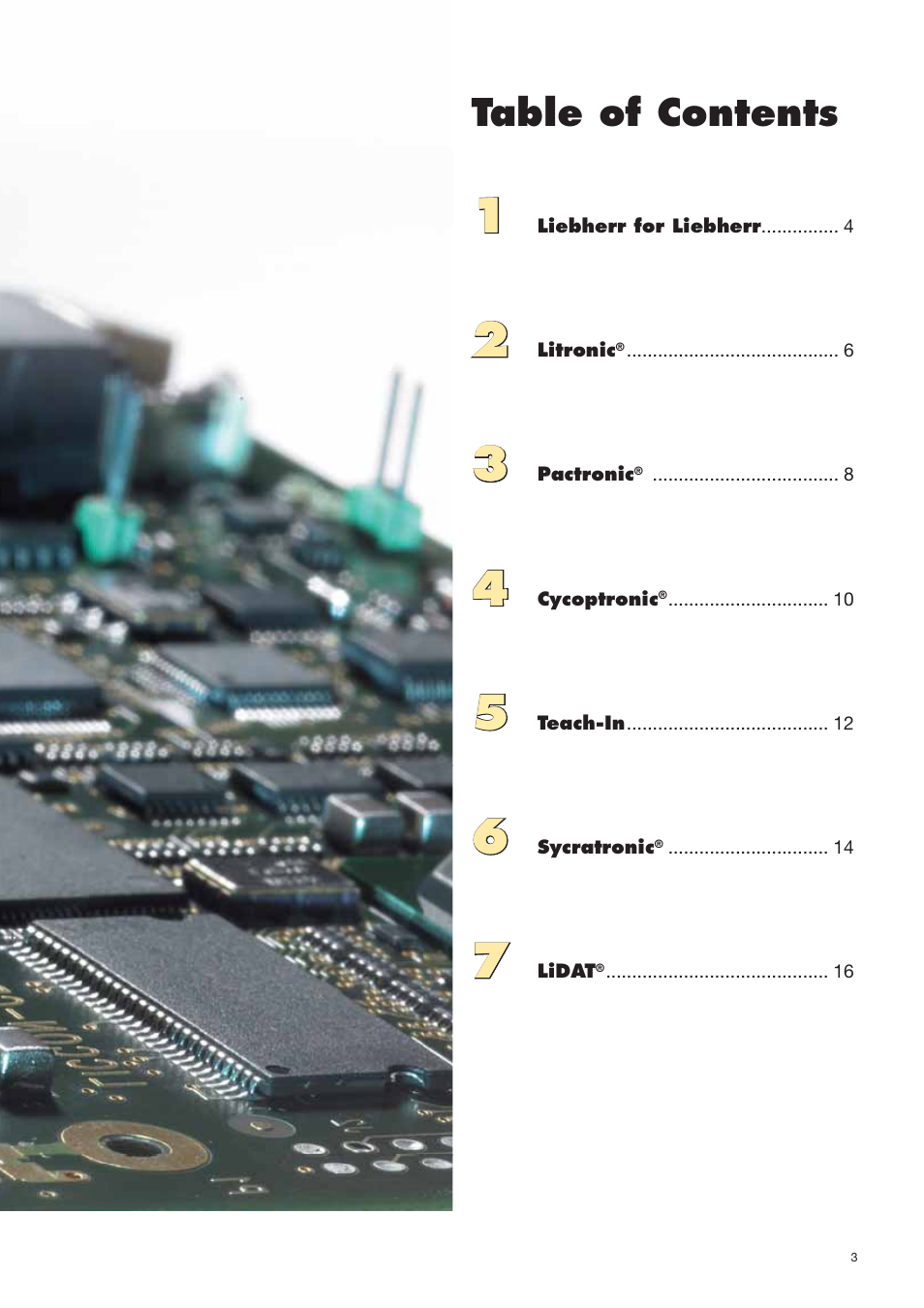 Liebherr LHM 420 User Manual | Page 3 / 20