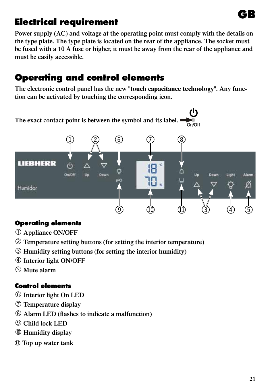 Liebherr ZKes 453 Humidor User Manual | Page 5 / 17