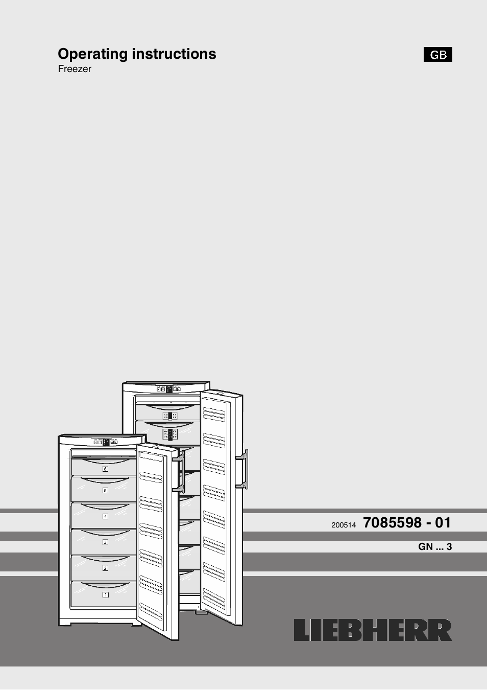 Liebherr GN 2723 Comfort NoFrost User Manual | 14 pages