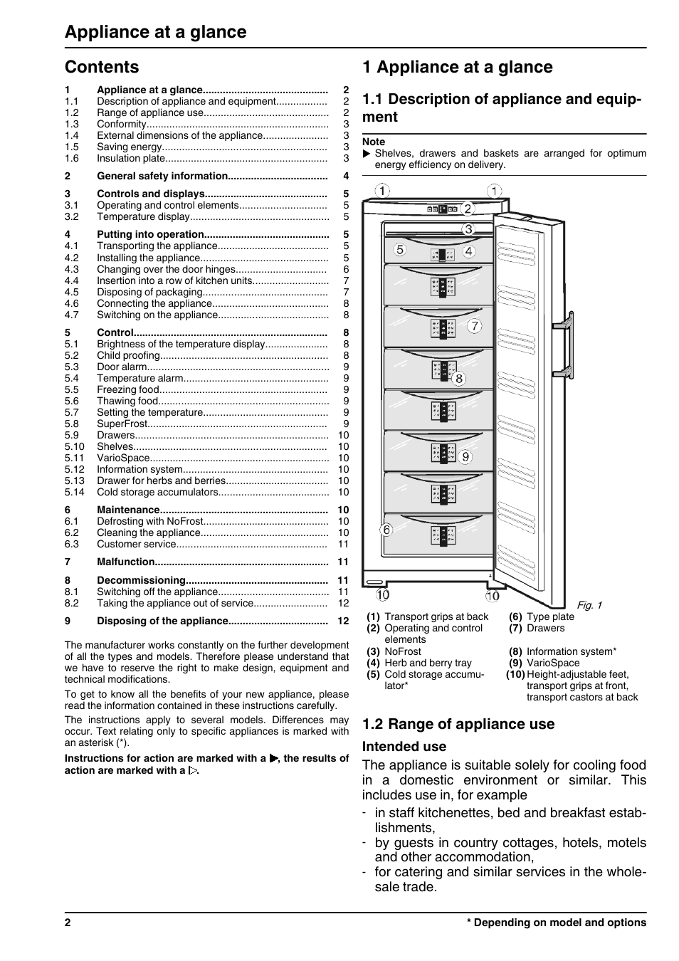 Liebherr GN 2723 Comfort NoFrost User Manual | Page 2 / 14