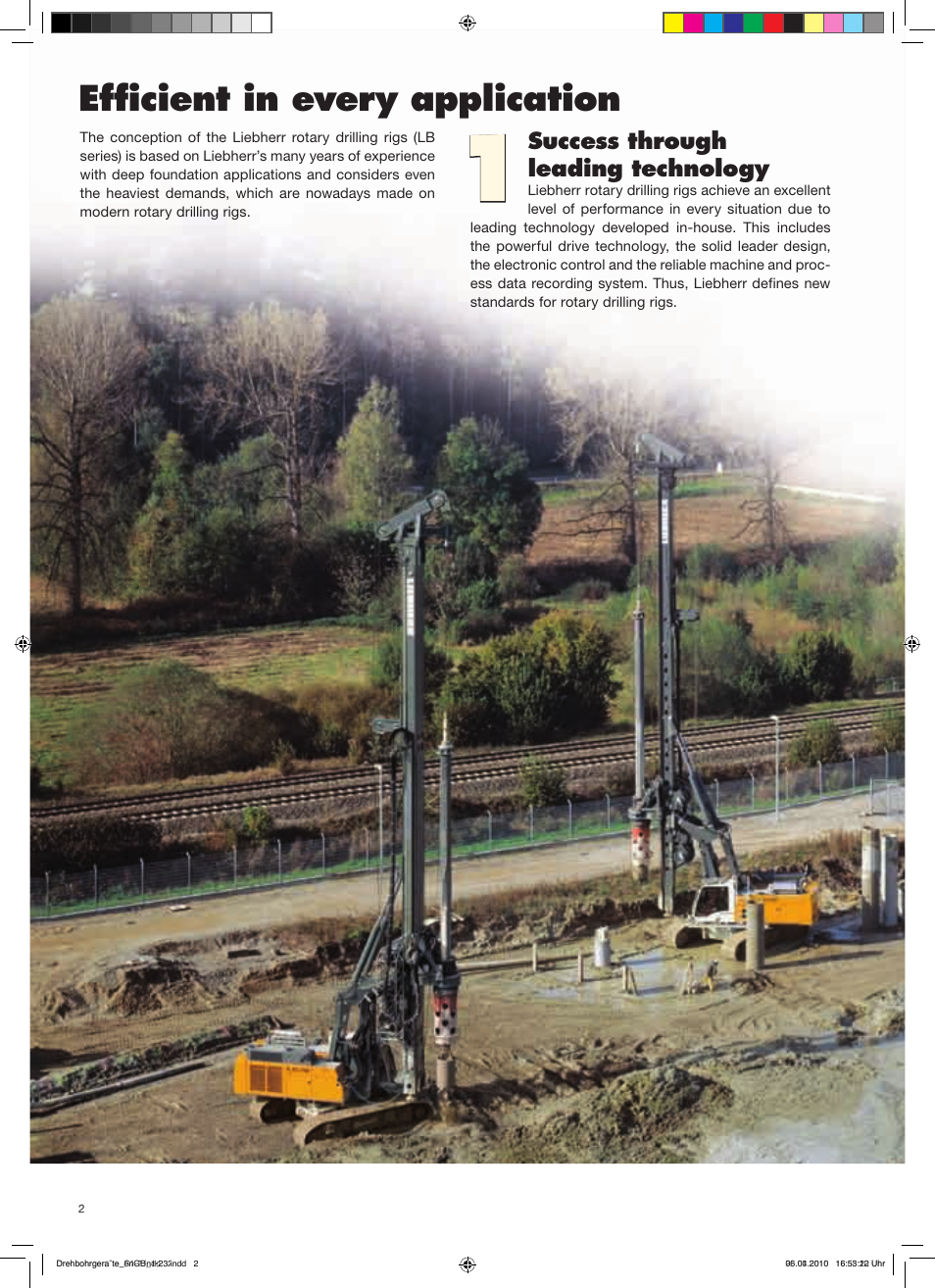 Efficient in every application | Liebherr LB 16 User Manual | Page 2 / 36