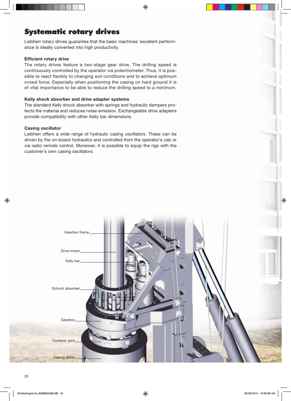 Systematic rotary drives | Liebherr LB 16 User Manual | Page 20 / 36