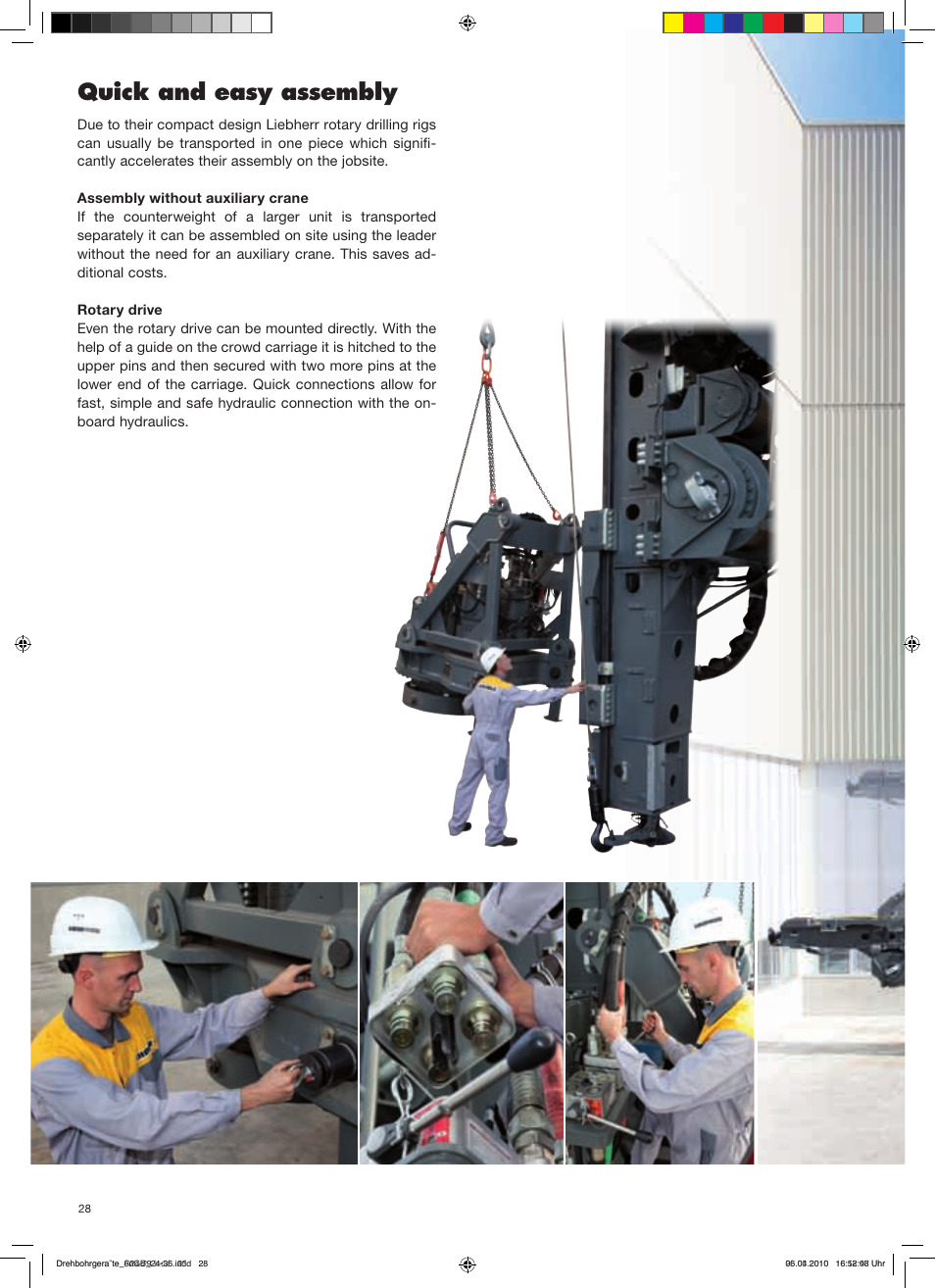 Quick and easy assembly | Liebherr LB 16 User Manual | Page 28 / 36