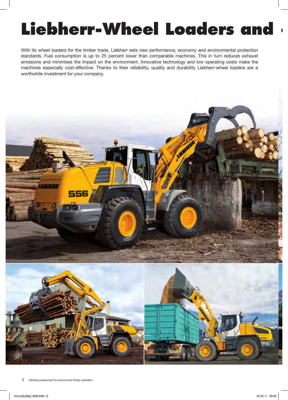 Liebherr-wheel loaders and -wheeled excavators | Liebherr PR 764 Litronic User Manual | Page 2 / 22