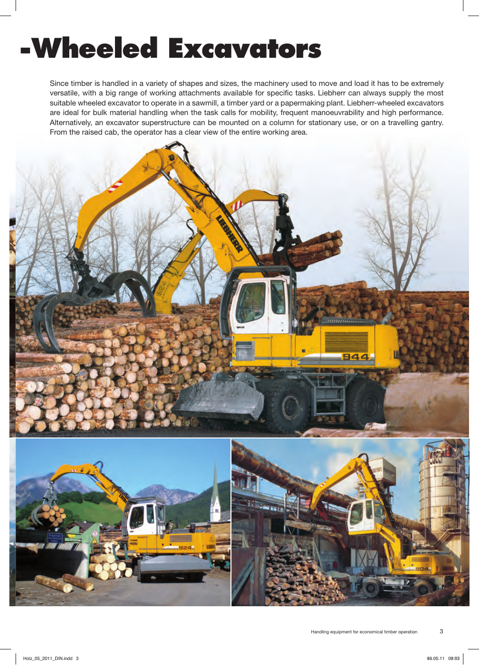 Liebherr-wheel loaders and -wheeled excavators | Liebherr PR 764 Litronic User Manual | Page 3 / 22