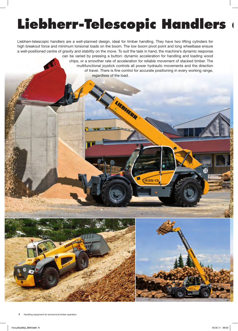 Liebherr-telescopic handlers and -crawler tractors | Liebherr PR 764 Litronic User Manual | Page 4 / 22