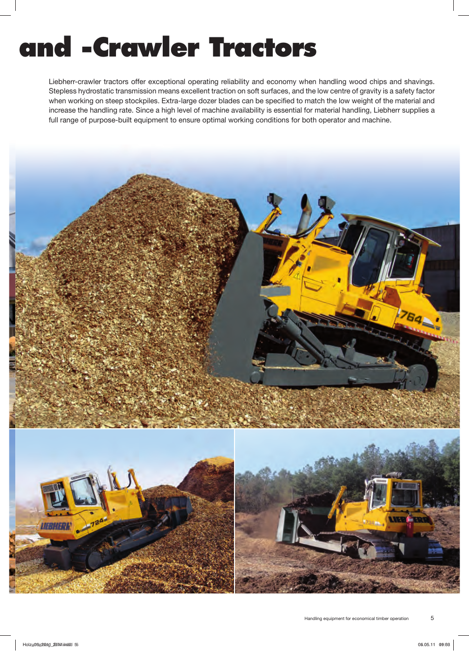 Liebherr-telescopic handlers and -crawler tractors | Liebherr PR 764 Litronic User Manual | Page 5 / 22