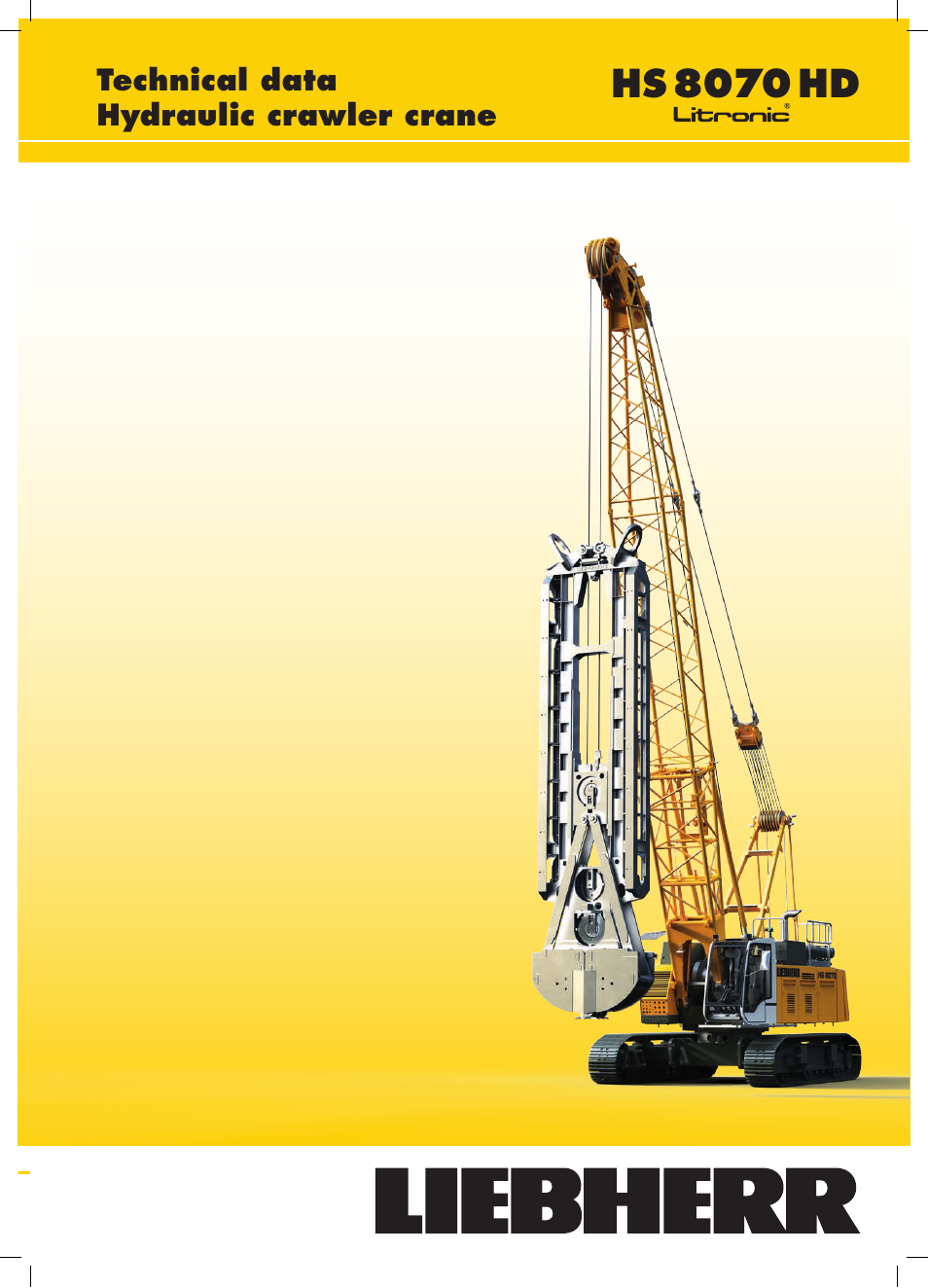 Liebherr HS 8070 HD Litronic User Manual | 16 pages