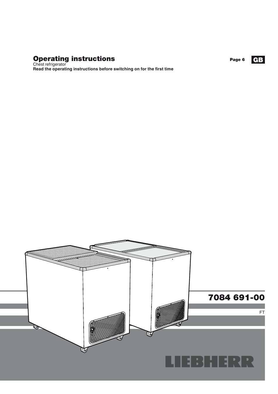 Liebherr FT 2902 User Manual | 5 pages