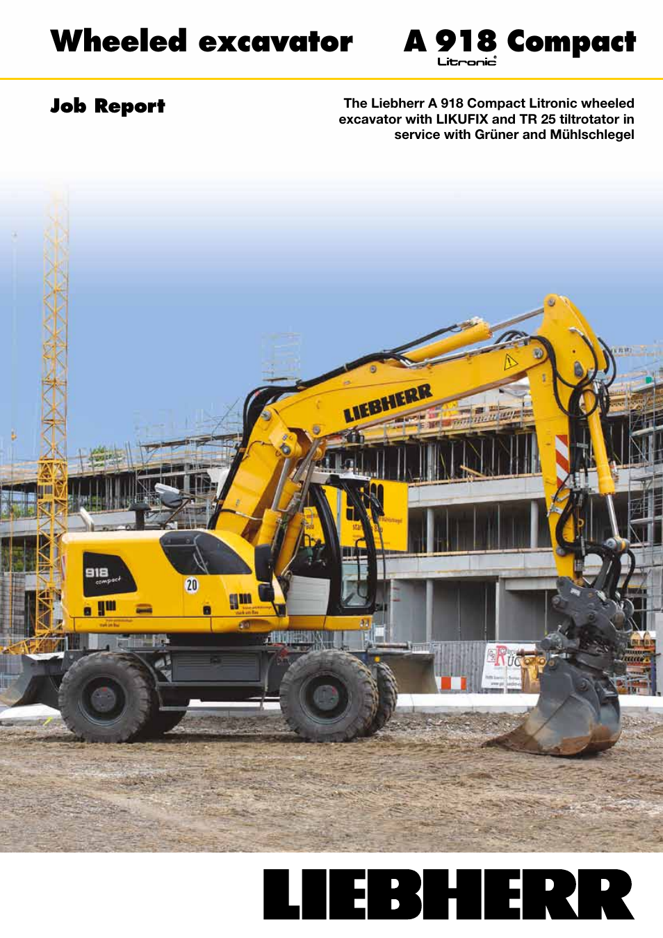 Liebherr Tilt-rotator User Manual | 4 pages