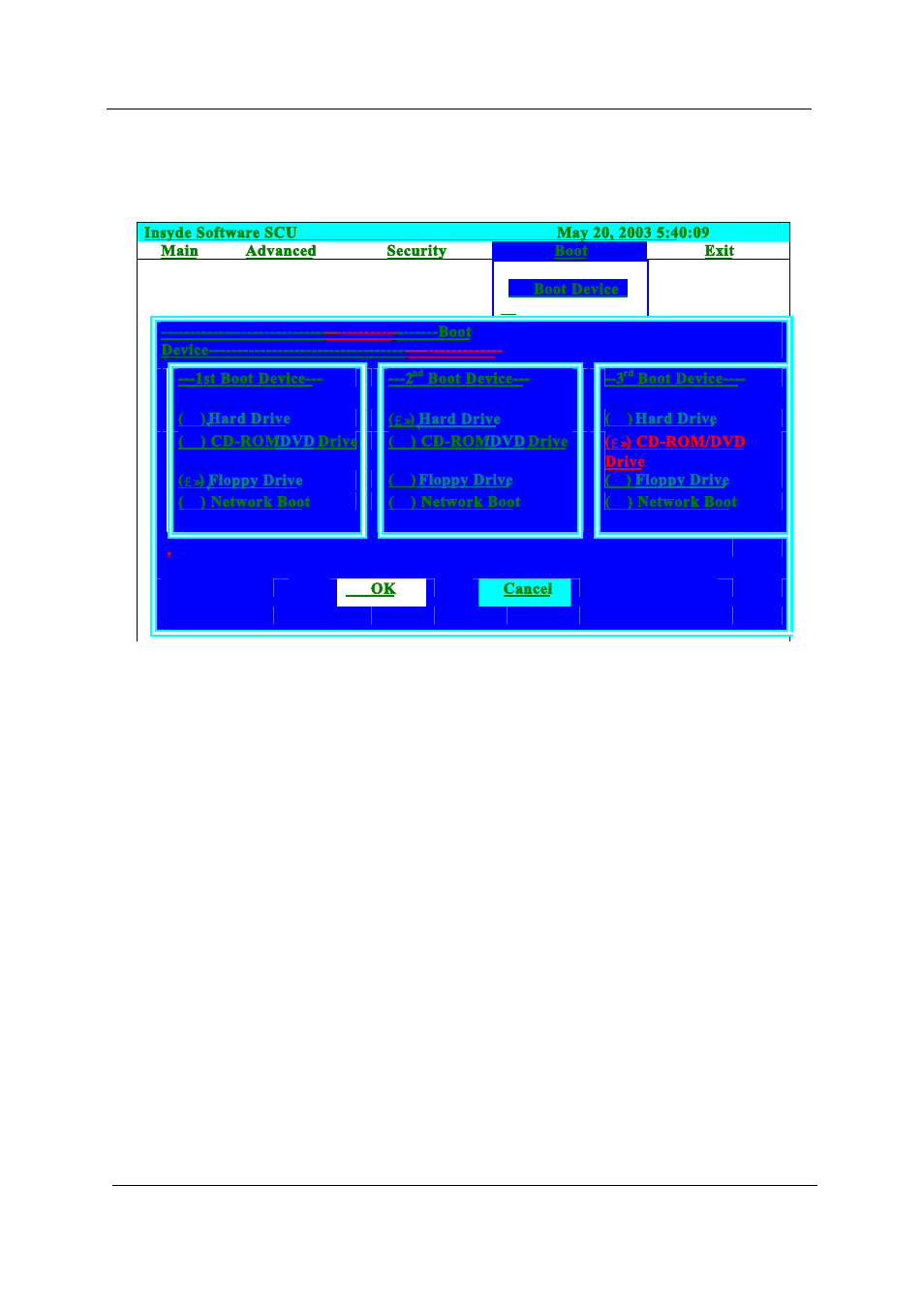 Boot | Acer TRAVELMATE TravelMate 4050 User Manual | Page 45 / 90