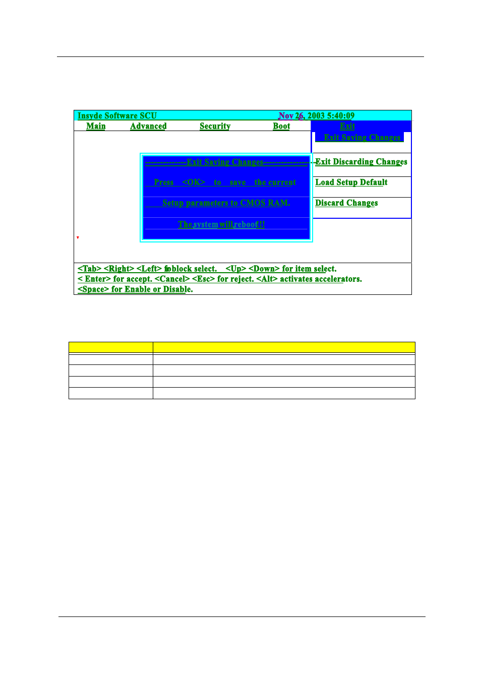 Exit | Acer TRAVELMATE TravelMate 4050 User Manual | Page 46 / 90