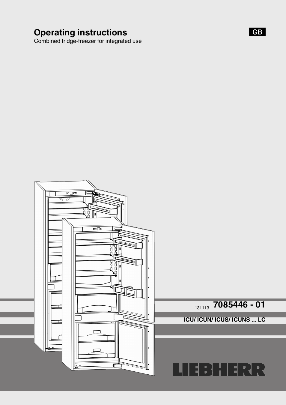 Liebherr ICUNS 3314 Comfort NoFrost User Manual | 12 pages