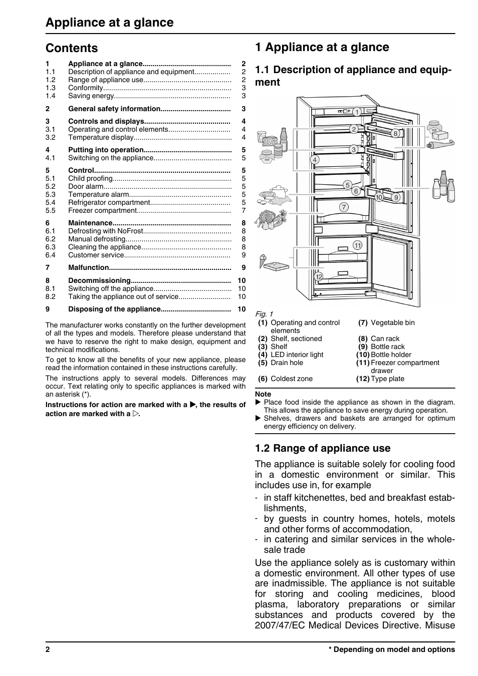 Liebherr ICUNS 3314 Comfort NoFrost User Manual | Page 2 / 12