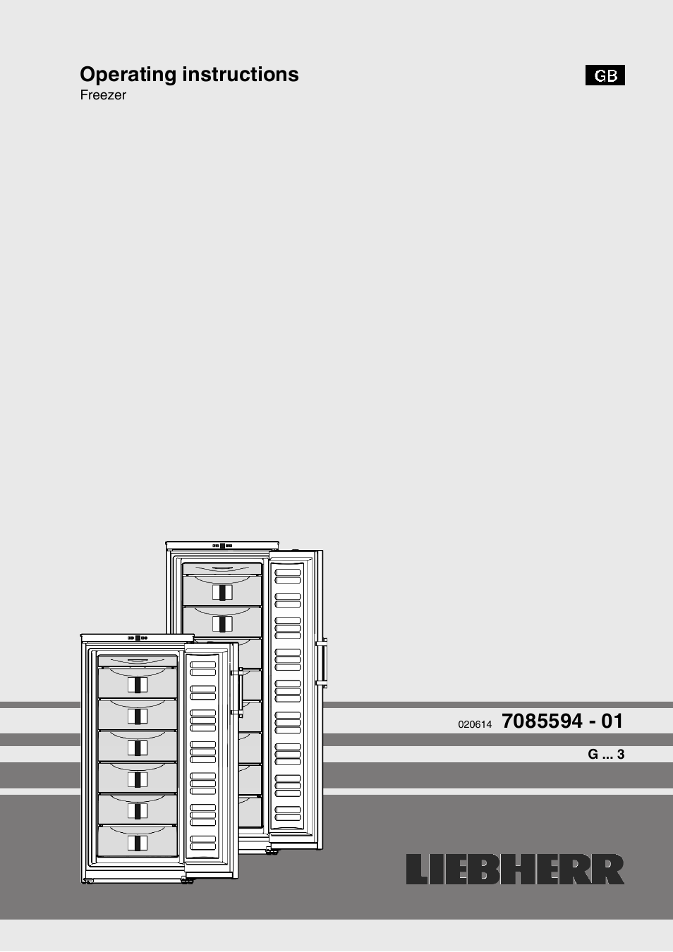 Liebherr G 3513 Comfort User Manual | 14 pages